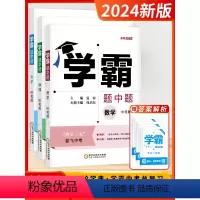 [2024题中题-中考版]数物化 3本 初中通用 [正版]2024春新版初中学霸组合训练语文英语七年级八九年级上下册苏州