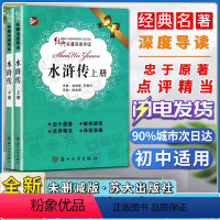 [正版]经典名著深度导读水浒传上册下册全两册原著施耐庵罗贯中语文课程标准书目忠于原著解析透彻点评精当 导读准确