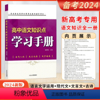 语文 高中通用 [正版]2024新版高中语文知识点学习手册新高考学生辅导用书高中语文知识集锦新高考语文基础知识资料包延边