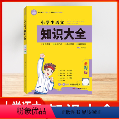 小学生语文知识大全 小学通用 [正版]知识大全小学语文全国通用小学数学知识大全全彩版小学生语文基础知识一二三四五六年级小