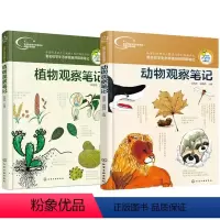 我的大自然观察笔记[套装2册] [正版]我的大自然观察笔记 动物+植物观察笔记 2册 自然观察笔记少儿动物书植物科普百科