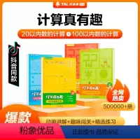 [全4册]20以内数的计算+100以内数的计算 [正版]学而思学前计算真有趣小中大班数学同步计算天天练10以内20以内加