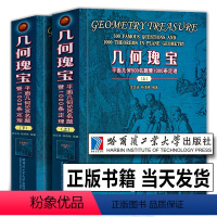 [正版]新书几何瑰宝 平面几何500名题暨1000条定理上下两册 初等竞赛数学中学几何研究证明 初高中奥数教师参考用书