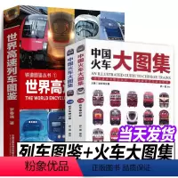 [正版]铁道图鉴丛书3册 世界高速列车图鉴 中国火车大图集上下 中国高速铁路发展 高速列车传奇科普读物 中小学生课外读