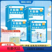 大假期三年级[开学上四年级] 小学通用 [正版]培优大假期小学生期末暑假一本通JST期末复习期末测试卷挂图