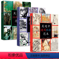 [正版]全三册吴冠中绘画作品范本速写水彩范本+油画风景范本+彩墨画范本名家绘画作品临摹本中国画彩墨画临摹画册绘画书创作