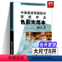 [正版]大8开 中央美术学院附中留校作品色彩大范本1 美院教学世界经典人物色彩范画 临摹、教学、鉴赏高清晰大范本 美术