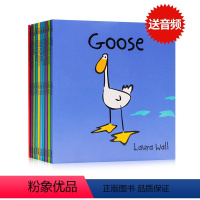 [正版]小鹅咕茜系列绘本10册 Goose 英文原版绘本 儿童英语启蒙 温暖的主题小女孩与大鹅的日常 获奖图书 图画故