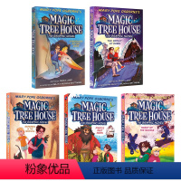 神奇树屋漫画5册合售 [正版]神奇树屋桥梁漫画12345 英文原版 Magic Tree House 1-5 儿童全彩