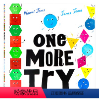 [正版]牛津精品绘本 再试一次 英文原版绘本 One More Try 形状趣味图画书 基础几何图认知启蒙绘本 低幼