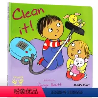 [正版]英文原版绘本 Helping Hands Clean It 小帮手好帮手系列清洁 吴敏兰书单 child's