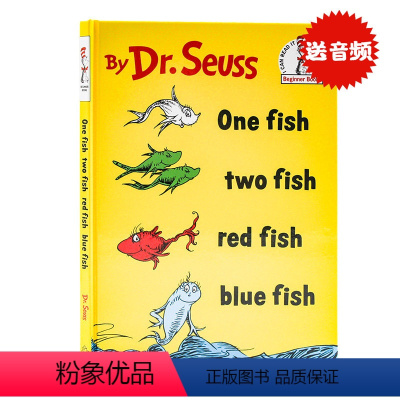 [正版] 英文原版绘本 精装 One Fish,Two Fish,Red Fish,Blue Fish 苏斯博士