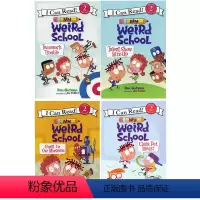 [正版]I can read系列 英文原版平装绘本第二阶段 my weird school疯狂的学校4册合售 汪培珽