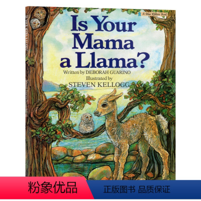 [正版]点读版 你的妈妈是羊驼吗英文原版绘本 Is Your Mama a Llama 廖彩杏书单美国百本必读英语启蒙