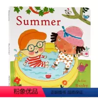[正版]夏天 Summer 英文原版绘本 儿童启蒙纸板图画故事书 感知四季 Child's Play 出版 亲子互动