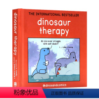 [正版]英文原版 Dinosaur Therapy 恐龙心理治疗 精装 全彩漫画绘本 解决心理健康问题 儿童趣味益智