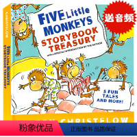 [正版]英文原版绘本 Five Little Monkeys 五只小猴子5个故事精装合集 廖彩杏书单 jumping