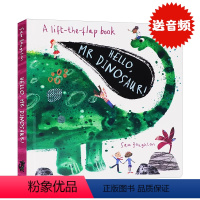 [正版]你好恐龙先生 Hello Mr Dinosaur英文原版绘本 低幼儿童早教启蒙翻翻书 情商培养英语读物读本纸