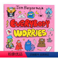 [正版]人人都有焦虑 英文原版绘本 Everybody Worries 幽默涂鸦科学绘本Jon Burgerman 性