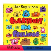 [正版]人人都有情绪 英文原版绘本 Everybody Has Feelings 幽默涂鸦科学绘本Jon Burge