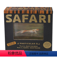 [正版]光与影视觉书系列非洲动物会动的3D翻翻书 Safari A Photicular Book 进口英文原版绘本幼