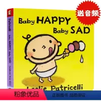[正版]小毛孩系列 Baby Happy Baby Sad开心难过 英文原版绘本培养宝宝行为习惯系列纸板书 反义词