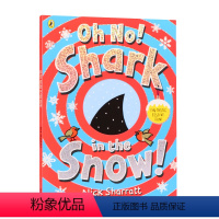 [正版]公园里面有鲨鱼的雪天 Nick Sharratt Oh No Shark in the Snow 鲨鱼公园系