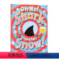 [正版]公园里面有鲨鱼的雪天 Nick Sharratt Oh No Shark in the Snow 鲨鱼公园系