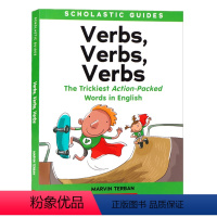 [正版]学乐英语动词检查指南英文原版 Scholastic Verbs Verbs Verbs 小学语法学习辅导书儿童