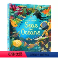 [正版]Usborne出品 看里面系列 海洋 Look Inside Seas and Oceans 英文原版绘本 纸