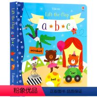 [正版]Usborne Lift the flap abc 趣味字母互动翻翻英语纸板书 英文原版绘本 低幼儿童英语启蒙