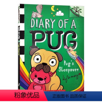 [正版]哈巴狗日记6 英文原版 Diary of A Pug Pug's Sleepover 学乐大树系列Branch