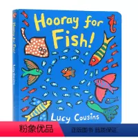 [正版]为小鱼欢呼英文原版绘本 Hooray for Fish 小鼠波波同作者Lucy Cousins儿童英语启蒙认