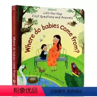[正版]Usborne问与答翻翻书 妈妈我从哪里来 Lift-the-flap first questions and