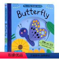 [正版]我的绿色小世界 My Little Green World Butterfly 英文原版绘本机关操作纸板