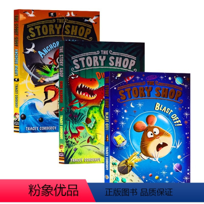 [正版]故事商店3册套装 英文原版绘本the story shop1-3 儿童睡前英语读本故事书 进口读书 英国小老虎