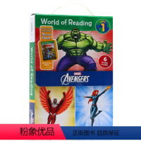 [正版]英文原版绘本 World of Reading Avengers Boxed Set Level 1 漫威 复