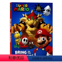 [正版]超级马里奥让坏人上场儿童贴纸活动书英文原版 Super Mario Bring on the Bad Guys