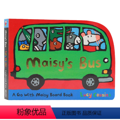 [正版]英文原版绘本 Maisy's Bus 小鼠波波 纸板造型 低幼儿童 启蒙 交通工具 纸板书 作者 异行玩具书
