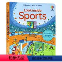 [正版]偷偷看系列 运动 英文原版绘本 Usborne Look inside Sports 百科纸板翻翻书儿童读物儿