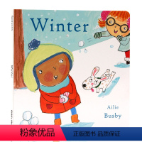 [正版]冬天Winter英文原版绘本 儿童启蒙纸板图画故事书 感知四季 Child's Play 出版 亲子互动