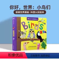 [正版]你好世界系列鸟类 英文原版绘本 HELLO WORLD birds 宝宝英语启蒙纸板书 鸟类叫声科普图画故事书