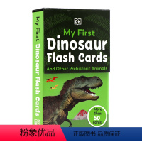 [正版]DK恐龙闪卡 英文原版 My First Dinosaur Flash Cards 儿童英语启蒙恐龙科普百科