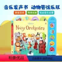 [正版] Usborne 动物管弦乐队音乐书 Noisy Orchestra 嘈杂的乐团英文原版绘本 发声书大开纸