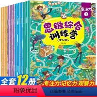 [正版]思维综合训练营 全12册 找不同迷宫书专注力训练书3-6岁儿童益智注意力观察记忆力智力开发大脑思维书籍培养孩子