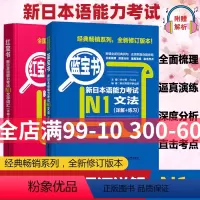 [正版]新日本语能力考试n1红宝书文字词汇蓝宝书文法新日本语能力考试n1红蓝宝书N1单词语法书日语考试标准日本语初级日