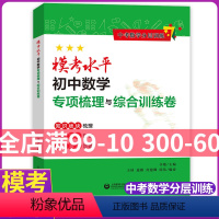 [正版]2022版模考水平初中数学专项训练与模拟试卷 齐敏 上海教育 数学辅导资料书拓展题型训练综合思维提优书籍 中考