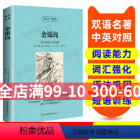 [正版]读名著 学英语 金银岛 英汉双语读物 英语书籍名著 双语版英语 名著阅读课外读物 小学初中英语读物 中英双语读