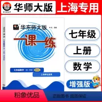 数学(增强) 七年级/初中一年级 [正版]2024华东师大版一课一练 数学 增强版 7年级上册/七年级学期 数学 上海地