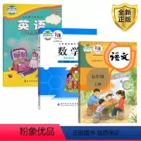 [正版] 人教版五年级上册语文 +北师大版数学+ 科普版英语 五上语文数学英语5上全套三本 科学普及出版社英语人民教育